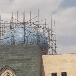 کاشیکاری گنبد و گلدسته دانشگاه امام حسین