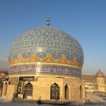کاشی کاری گنبد مسجد