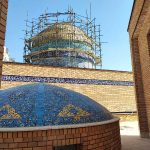 کاشی کاری گنبد مسجد