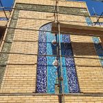 کاشیکاری محوطه دانشگاه امام علی (ع)