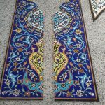 کاشی کاری کتیبه اسلیمی