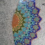 کاشی کاری کتیبه اسلیمی