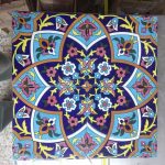 کاشی کاری کتیبه اسلیمی