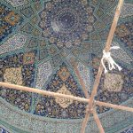 کاشی کار گنبد مسجد