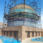 کاشیکاری گنبد مسجد